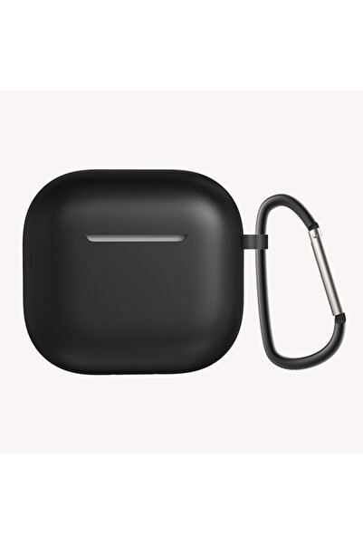 BUTAM BİLİŞİM حافظة سيليكون قياسية لـ Air-Pods 4 - أسود