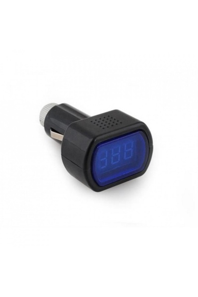 Hoco Tester de baterii auto, afișaj LED, citire în timp real, negru