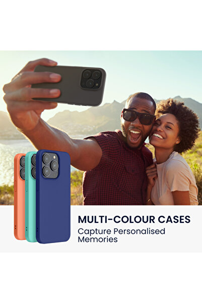 KWmobile Case for Apple iPhone 14 Pro, Silicone, Gray, 59081.155