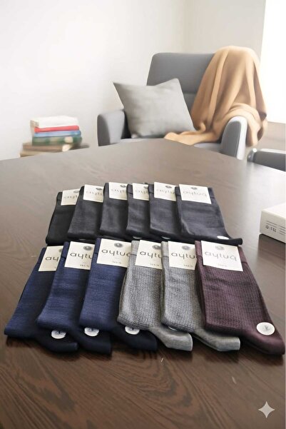 Aytuğ BAMBU ERKEK SOKET ÇORABI; DİKİŞSİZ; MEVSİMLİK ; 41-45 NUMARA; ASORTİ 12...