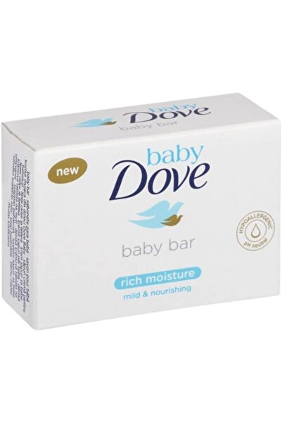 Dove Baby Rich Moisture Baby Bar, Mild and Nourishing, Travel Friendly - 2.65 Oz / 75g x 6 Pack