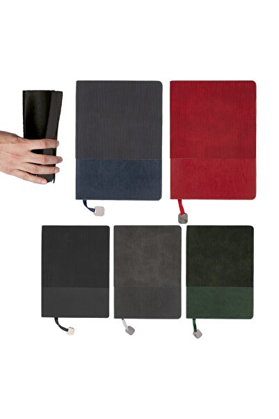 HANCRAFT 2026 Tarihli Yumuşak Kapak Termo Deri Günlük Çizgili Ajanda