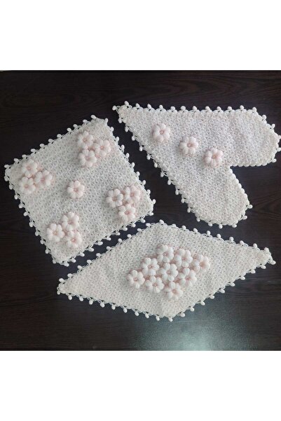 SENSSTEKSTİL 🧼   طقم صابون وحقيبة مصنوعة يدويًا من الصوف المحبوك