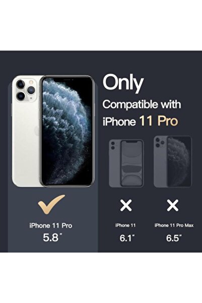 GREEN-Y Magnetic case for iPhone 11 Pro - Anti-scratch protective cover with MagSafe wireless charging support - Clear