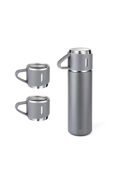 OEM Thermos set with 2 extra cups, double wall vacuum insulated