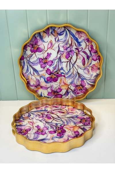 dunyazuccaciye 2 Li Luxury Elly Tepsi