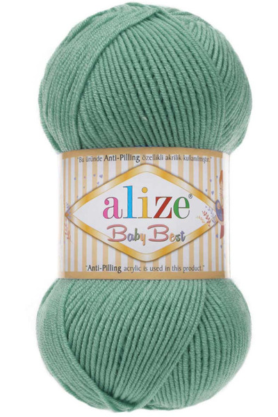 Alize Baby Best Bebek El Örgü İpi %10 Bambu %90 Akrilik 463 Koyu Mint