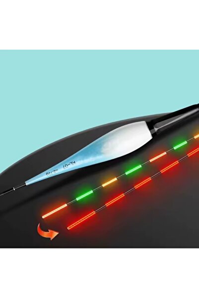 Zenorius Set 2 Plute Luminoase pentru Pescuit – Vizibile Zi și Noapte, Sensibile la Mușcătură
