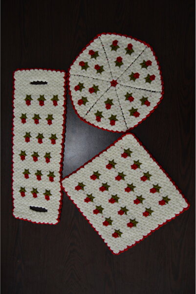 SENSSTEKSTİL 🧼   طقم صابون وحقيبة مصنوعة يدويًا من الصوف المحبوك