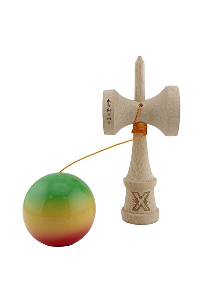 dalip Kendama X Original Professional Big Cups V2 Super Sticky 55cm String Green/Yellow/Red