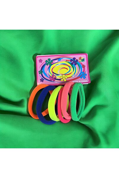 Store 6-Piece Mixed Color Women's Rubber Buckle