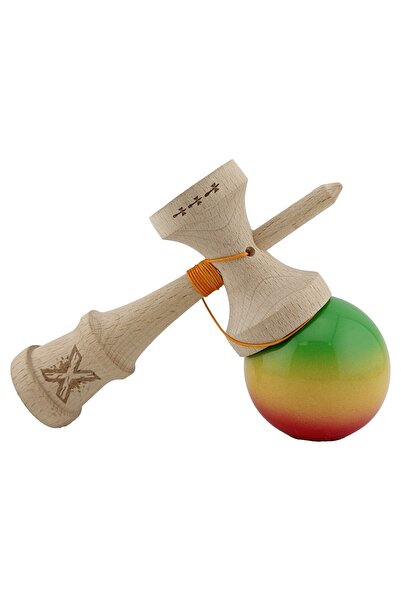 dalip Kendama X Original Professional Big Cups V2 Super Sticky 55cm String Green/Yellow/Red