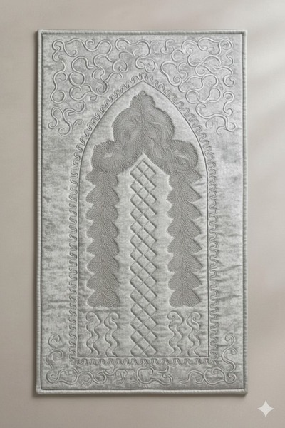 HomeClass Lüks Hediyelik Çeyizlik Namazlık Seccade - Kabartmalı Özel Desenli ...