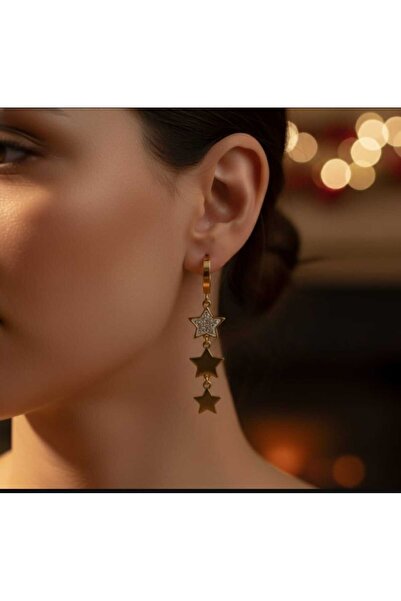 SONES Star Stone Gift Steel Earrings