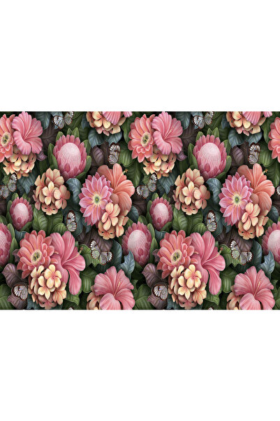 VIODESIGN Fototapet 3D, Floral Wall, autoadeziv, multicolor, 80x120 cm 3D64