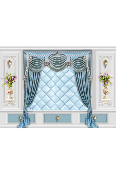 VIODESIGN Fototapet 3D, Dormitor Azur, autoadeziv, multicolor, 120x200 cm 3D56