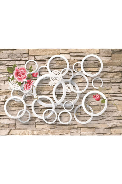 VIODESIGN Fototapet 3D, Piatra Cercuri, autoadeziv, multicolor, 120x200 cm 3D38