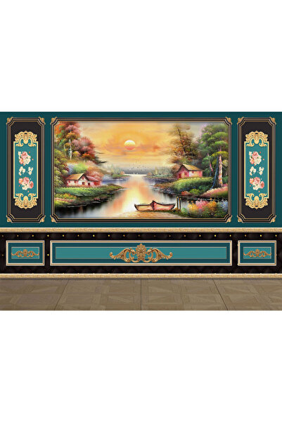 VIODESIGN Fototapet 3D, Dormitor Tablou Natura, autoadeziv, multicolor, 120x200 cm 3D89