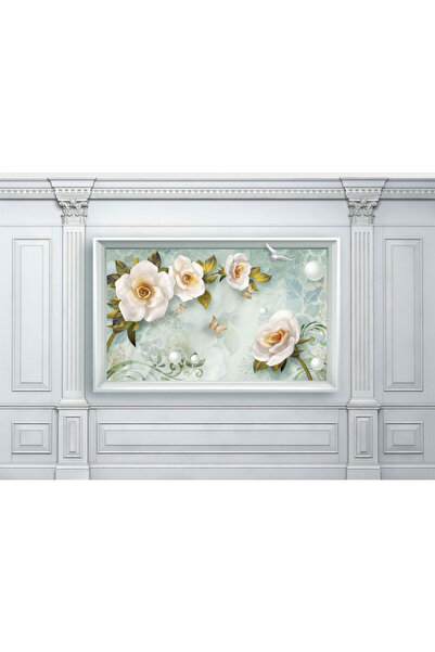 VIODESIGN Fototapet 3D, Dormitor Flori, autoadeziv, multicolor, 80x120 cm 3D76