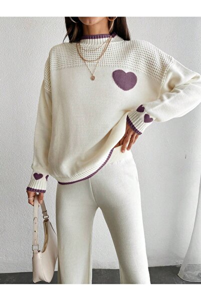 EFENDİX Hearted Knit Set