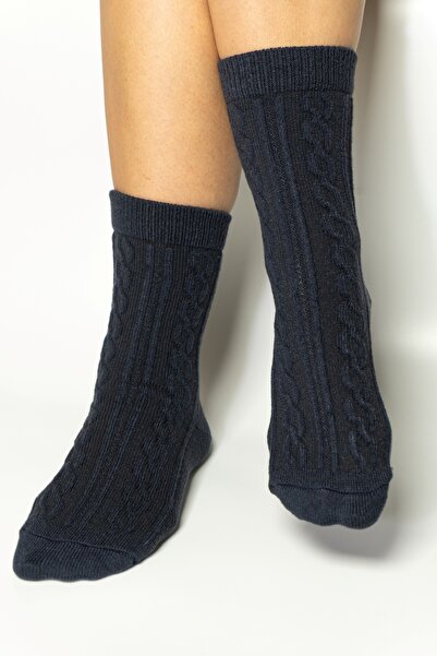 Rumon Thick Textured Bamboo Winter Embossed Women's Socks