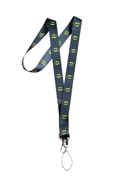 neptünstore Yarasa Desenli Boyun İpi , Yaka Kartı Askısı , Telefon Askısı