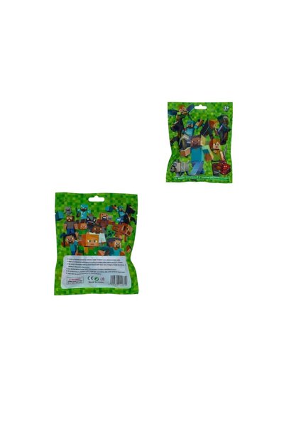 OEM Minecraft surprise pack with figurine and card, multicolor, 6–9 cm