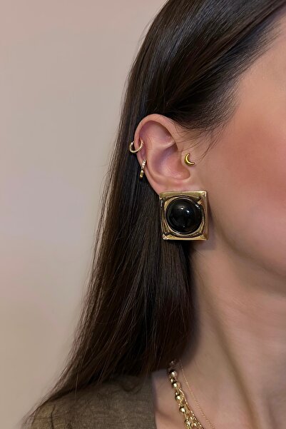 Okko Store Colorful Enamel Square Earrings