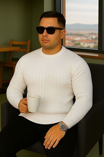 laçin life Crew neck knit sweater