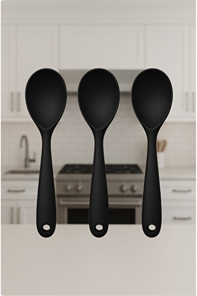 Hilamingo Home 3 Ultra Hard Tip Silicone Rice Spoons 22 cm