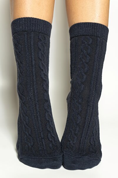 Rumon Thick Textured Bamboo Winter Embossed Women's Socks