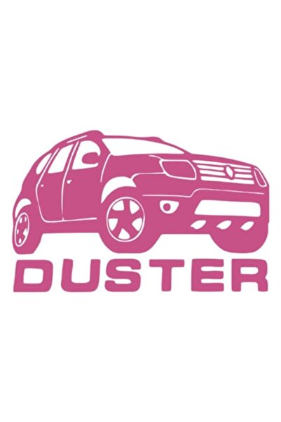 Oracal Duster Silhouette Sticker, 15x10cm, pink