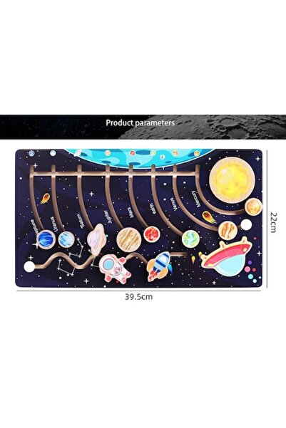 OEM Educational Wooden Puzzle, Solar System, 3 Years, Colorful