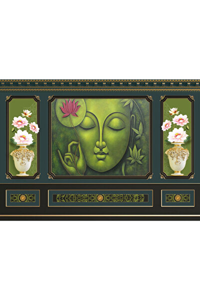 VIODESIGN Fototapet 3D, Dormitor Green, autoadeziv, multicolor, 80x120 cm 3D68