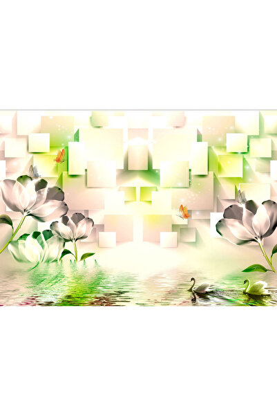 VIODESIGN Fototapet 3D, Patrate Verzui, autoadeziv, multicolor, 80x120 cm 3D30