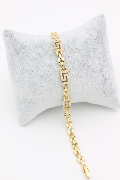 XUPING JEWELRY Style Pearl/Xuping Jewelry Labyrinth Pattern Zircon Stone Bracelet