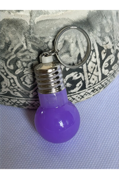 anahtarlık evreni Light Bulb Design Decorative Keychain – Metal Body, Glossy ...