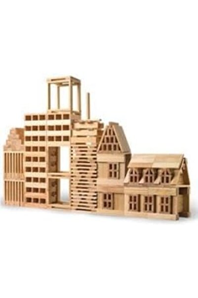 Genel Markalar City 100 Parça Ahşap Eğitici Bloklar Seti KR101City Wood Hayal...