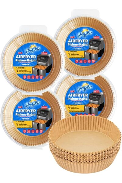 Sevimle Store Pişirme Kağıdı,Fritöz Yağlı Kağıdı 25'li X4 Adet Avantajlı Pake...