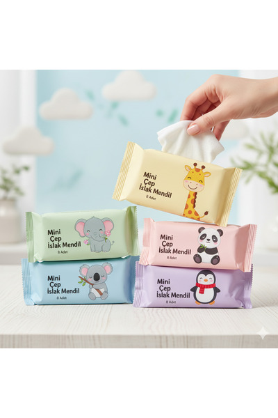 Elaya Mini Cep Islak Mendil – Yumuşak ve Ferah