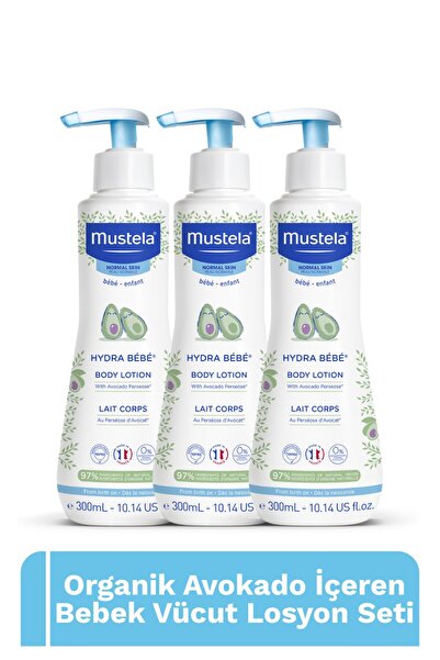 Mustela Hydra Bebe Vücut Losyonu 300ml 3 Adet