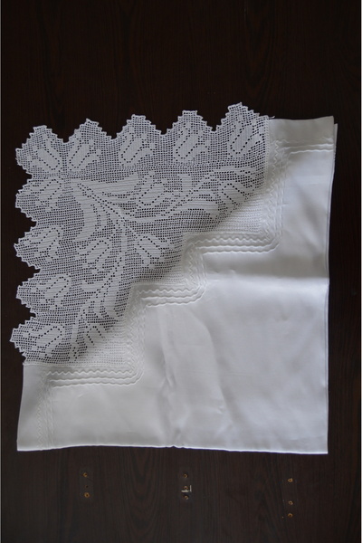 SENSSTEKSTİL 🕊️ El İşlemeli Dantelli Havlu Bohça Takımı