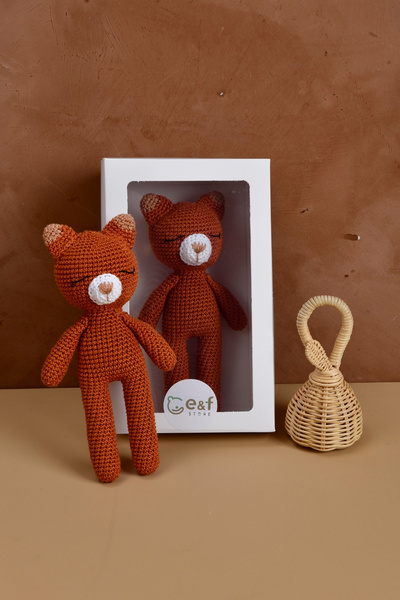 e&f Store Amigurumi Oyuncak - Kahverengi Ayıcık