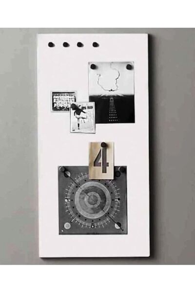 yenibagshop Magnet Mıknatıslı Beyaz Pano, 30X70 Cm, Dekoratif Magnet Panosu