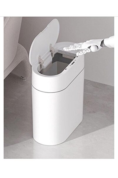 Genel Markalar Torba Vakumlu Sensörlü Akıllı Çöp Kutusu 11 lt (BEYAZ)