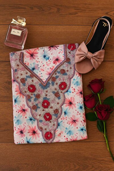 BYNAN مختوير ،مخور مطرز يدوي قماش حيرير (قماش )