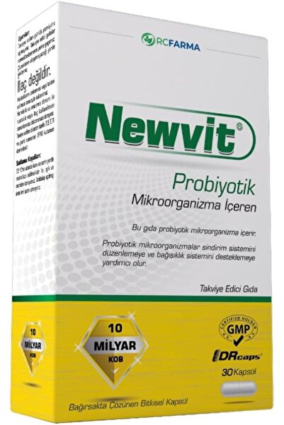 RüzgarShop Farma Newvit Probiyotik 30 Kapsül