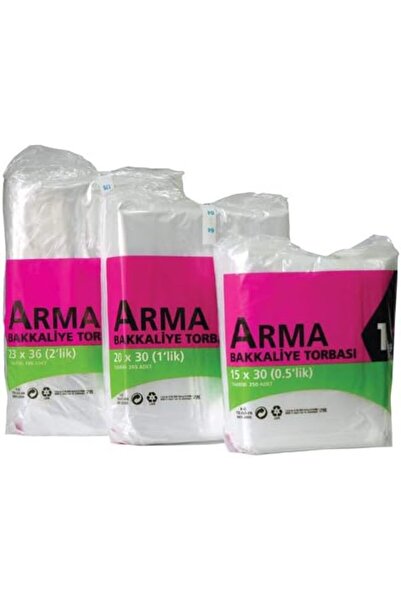 Genel Markalar At Market Plastik Şeffaf Bakkaliye Poşeti 15 X 30cm (Yarım Kiloluk) 1kg