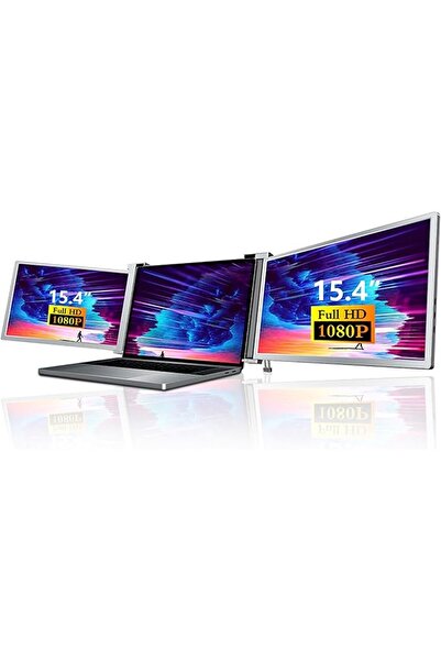 Genel Markalar NPM FHD 1080p IPS Type-C Taşınabilir Dizüstü Monitör Çoklayıcı Notebook Monitör (İkili)