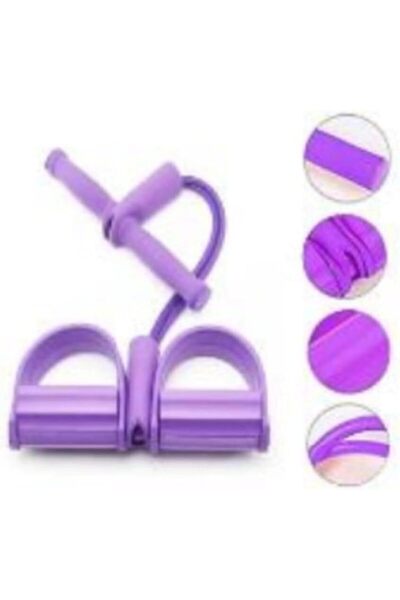 Genel Markalar Mor body trimmer ayaklı direnç lastiği - pilates lastiği - fizik tedavi lastiği Mor